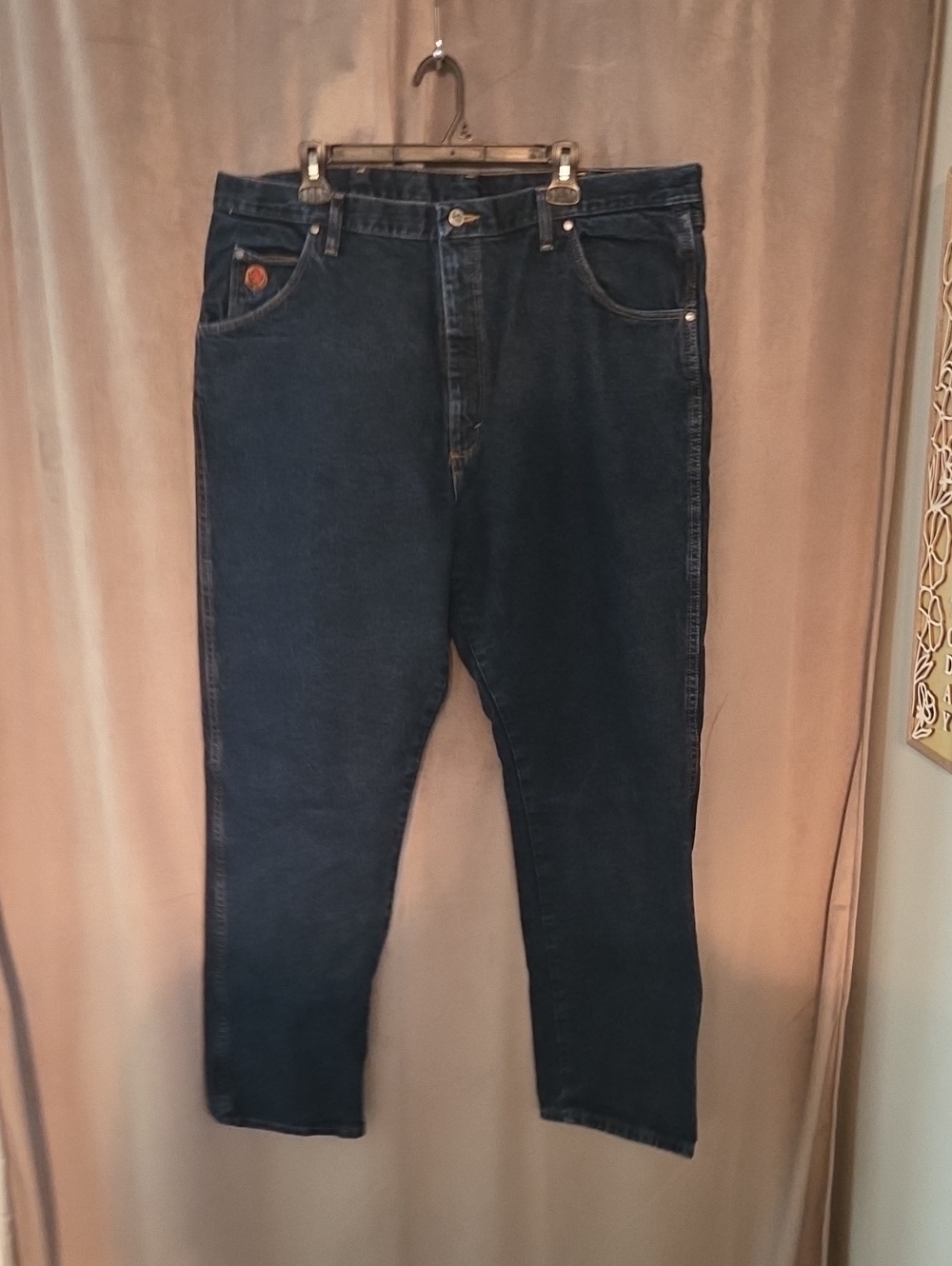 Twenty X Size 42 Relaxed Fit Men's Indigo Denim Jeans